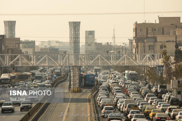 افزایش سرعت وزش باد و غبار رقیق در تهران